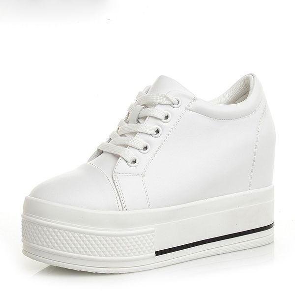 height increasing 9cm canvas shoes heel platform shoes white black casual shoes for women trainers, Black;white
height increasing 9cm canvas shoes heel platform shoes white black casual shoes for women trainers, Black;white