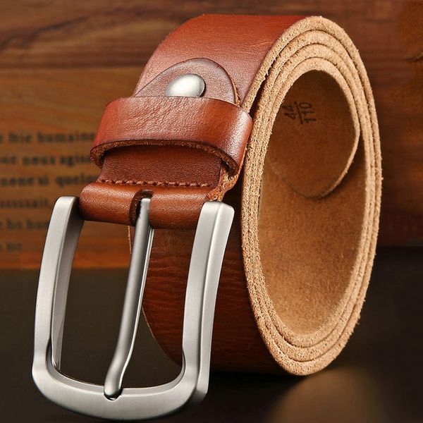 new luxury belt men's belts pronged buckle man's genuine leather strap for jean wide brown color crazy horse y200520, Black;brown
new luxury belt men's belts pronged buckle man's genuine leather strap for jean wide brown color crazy horse y200520, Black;brown