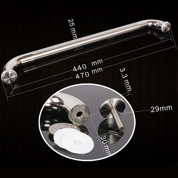 304 stainless steel shower door handle,bathroom handle glass doors handle,mirror processing,center to center 440mm
304 stainless steel shower door handle,bathroom handle glass doors handle,mirror processing,center to center 440mm