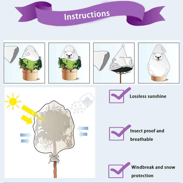 durable plant protective cover diy face expression warm cover winter plant frost protection cover garden tree protecting bag
durable plant protective cover diy face expression warm cover winter plant frost protection cover garden tree protecting bag
