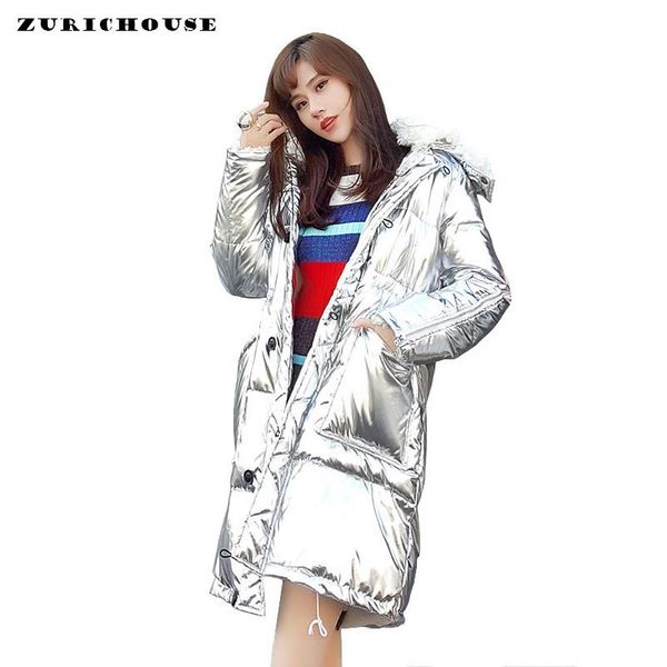 zurichouse 2019 women's white duck down jacket with lambswool liner warm hooded parka outwear female silver glossy winter coats, Black
zurichouse 2019 women's white duck down jacket with lambswool liner warm hooded parka outwear female silver glossy winter coats, Black