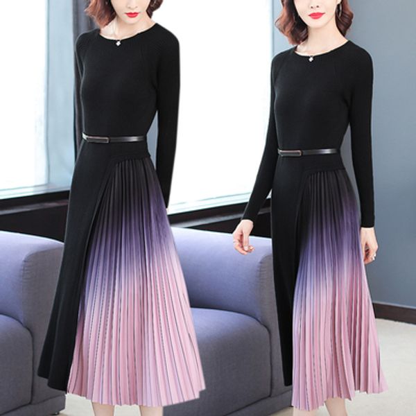 plus size xxxl knit patchwork ruched discolorat women fashion autumn winter high waist knit dresses female elegant slim dresses, Black;gray
plus size xxxl knit patchwork ruched discolorat women fashion autumn winter high waist knit dresses female elegant slim dresses, Black;gray