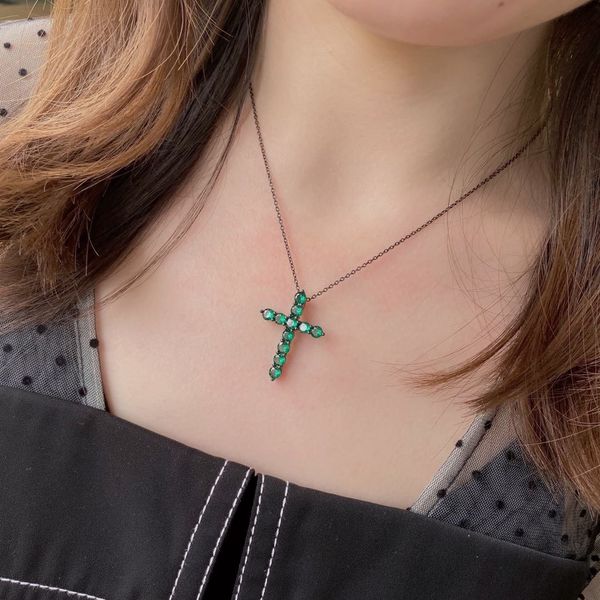 exquisite necklaces 925 sterling silver turquoise cross necklace show women's unique charm exquisite gifts for women
exquisite necklaces 925 sterling silver turquoise cross necklace show women's unique charm exquisite gifts for women