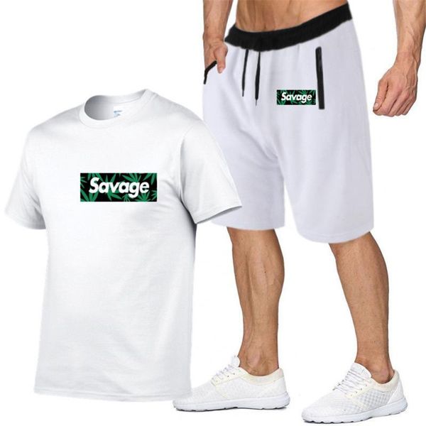 men's sportswear sets savage letter print tide brand round neck t-shirt summer new men's t shirt + shorts suit casual tracksuit, Gray
men's sportswear sets savage letter print tide brand round neck t-shirt summer new men's t shirt + shorts suit casual tracksuit, Gray