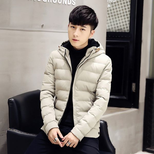 2019 winter new men's down jacket casual fashion jacket hooded slim windbreaker male w626, Tan;black
2019 winter new men's down jacket casual fashion jacket hooded slim windbreaker male w626, Tan;black