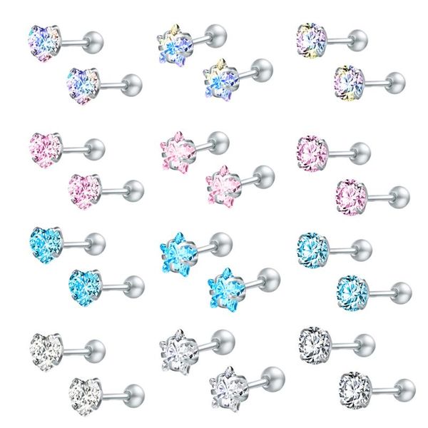 zs 2020 cz stud eearings set for women 3 pairs stainless steel eearrings set fashion style crystal eearrings jewelry, Golden;silver
zs 2020 cz stud eearings set for women 3 pairs stainless steel eearrings set fashion style crystal eearrings jewelry, Golden;silver
