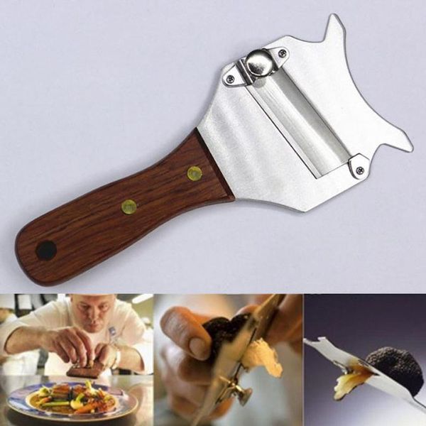 stainless steel truffle slicer wood handle chocolate shaver knife for cheese grater dessert kitchen tools
stainless steel truffle slicer wood handle chocolate shaver knife for cheese grater dessert kitchen tools