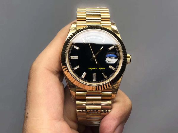 luxury mens watch rose gold date day 228238 cal.3255 automatic sapphire glass black dial 316 stainless steel swiss watches, Slivery;brown
luxury mens watch rose gold date day 228238 cal.3255 automatic sapphire glass black dial 316 stainless steel swiss watches, Slivery;brown