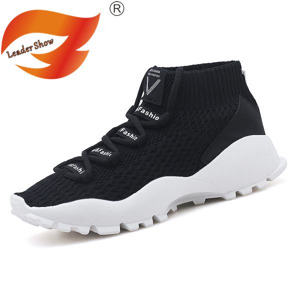 leader show men casual shoes breathable fashion sneakers lace-up outdoor men shoes trend zapatillas hombre, Black
leader show men casual shoes breathable fashion sneakers lace-up outdoor men shoes trend zapatillas hombre, Black