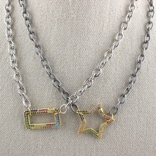 16inch 5pcs/lot fshion colorful cz necklace,muiltcolor cubic zircon clasp component,rosary chain neckalce wholesale, Silver
16inch 5pcs/lot fshion colorful cz necklace,muiltcolor cubic zircon clasp component,rosary chain neckalce wholesale, Silver