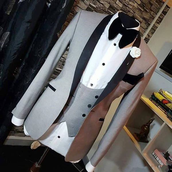 new handsome groomsmen shawl lapel groom tuxedos one button men suits wedding/prom man blazer ( jacket+pants+vest+tie) 27, Black;gray
new handsome groomsmen shawl lapel groom tuxedos one button men suits wedding/prom man blazer ( jacket+pants+vest+tie) 27, Black;gray