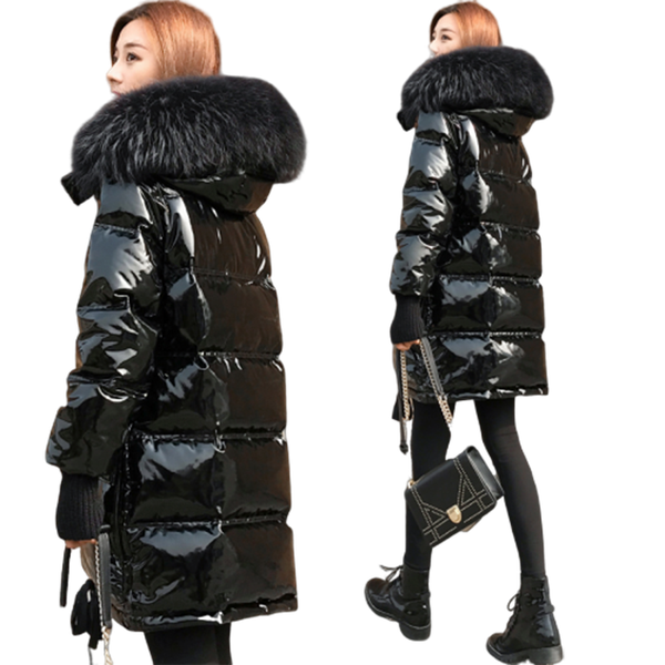 2019 fashion female white duck down jacket extra-large genuine fur raccoon collar windbreaker warm long women duck down coat, Black
2019 fashion female white duck down jacket extra-large genuine fur raccoon collar windbreaker warm long women duck down coat, Black