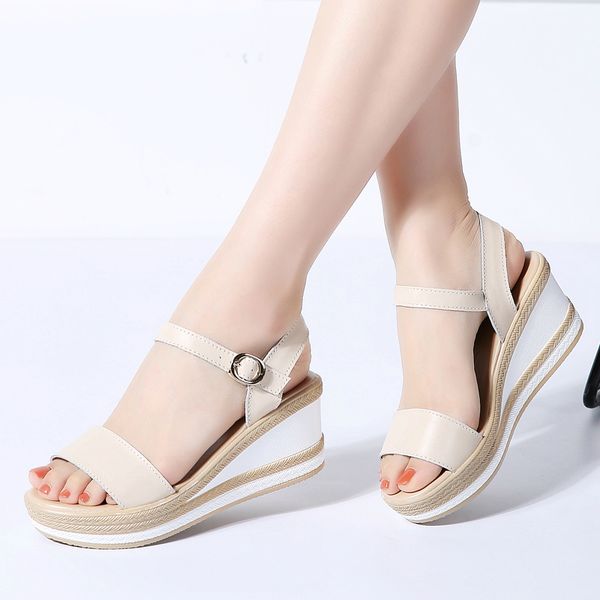 sandals 2021 summer women flat platform shoes wedge beach flip flops ladies high heel female 87333, Black 
sandals 2021 summer women flat platform shoes wedge beach flip flops ladies high heel female 87333, Black