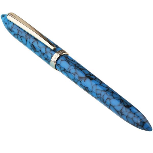 0.38mm 0.5mm Portable Fine Nib Acrylic Resin Marbling Gift Fountain Pen Office Stationery Students School Smooth Writing
