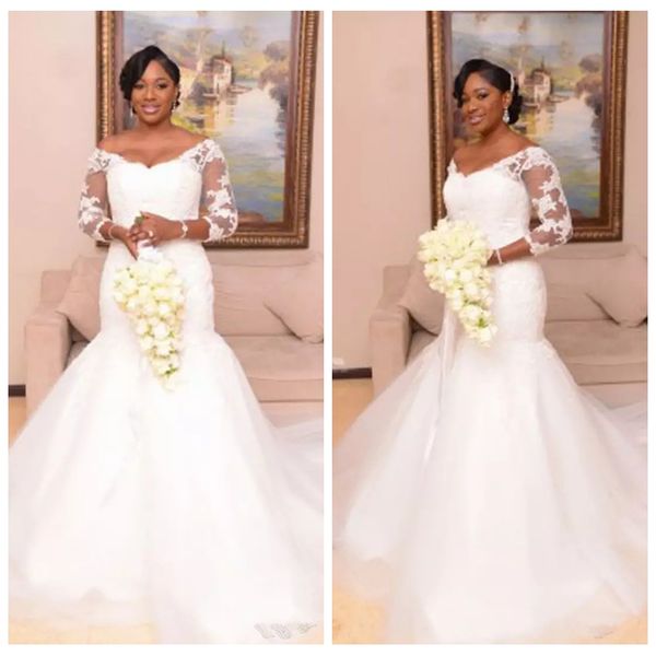 sweetheart lace appliques slim mermaid wedding dresses 2020 modest vintage bridal gowns customized robe de mariee african style, White
sweetheart lace appliques slim mermaid wedding dresses 2020 modest vintage bridal gowns customized robe de mariee african style, White