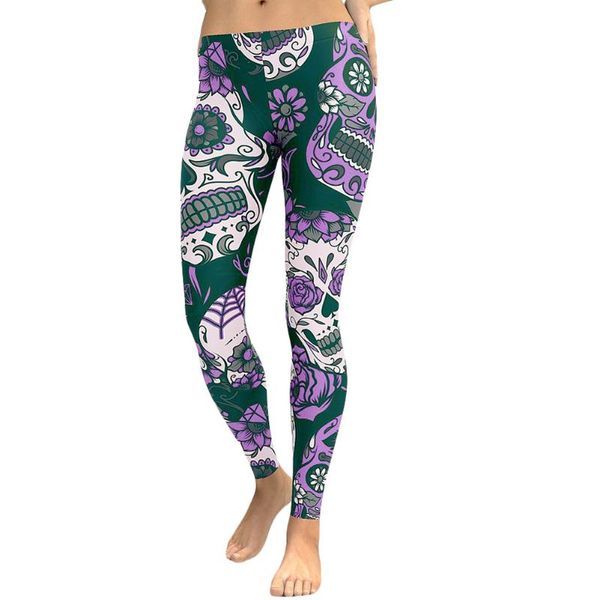 women yoga pants floral head diamond print sport legging high waist workout running skinny slim fitness female trousers, White;red
women yoga pants floral head diamond print sport legging high waist workout running skinny slim fitness female trousers, White;red