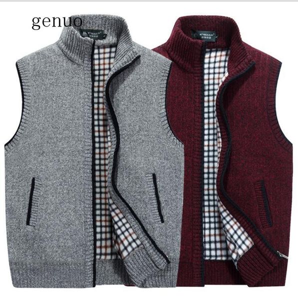 men's vests 2021 mens winter wool sweater vest sleeveless knitted jacket warm fleece sweatercoat plus size, Black;white
men's vests 2021 mens winter wool sweater vest sleeveless knitted jacket warm fleece sweatercoat plus size, Black;white