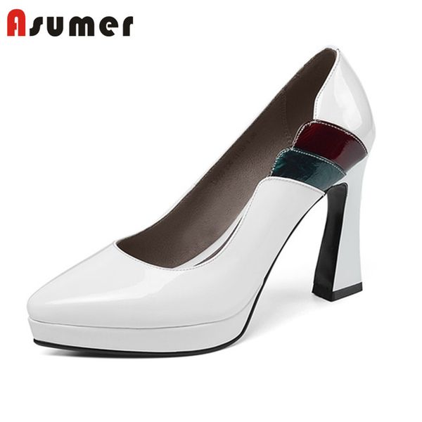 asumer 2020 new arrive 10cm high heel platform shoes ladies spring summer mixed colors single shoes fashion party women pumps, Black
asumer 2020 new arrive 10cm high heel platform shoes ladies spring summer mixed colors single shoes fashion party women pumps, Black