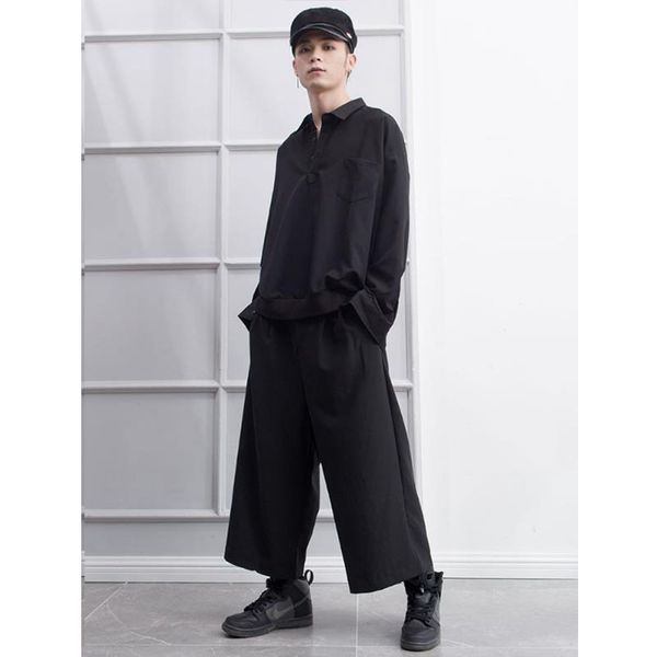 ins abstinence department eight-point suit pants male hong kong style pure black wide-leg daddy pants nine-point straight casual
ins abstinence department eight-point suit pants male hong kong style pure black wide-leg daddy pants nine-point straight casual