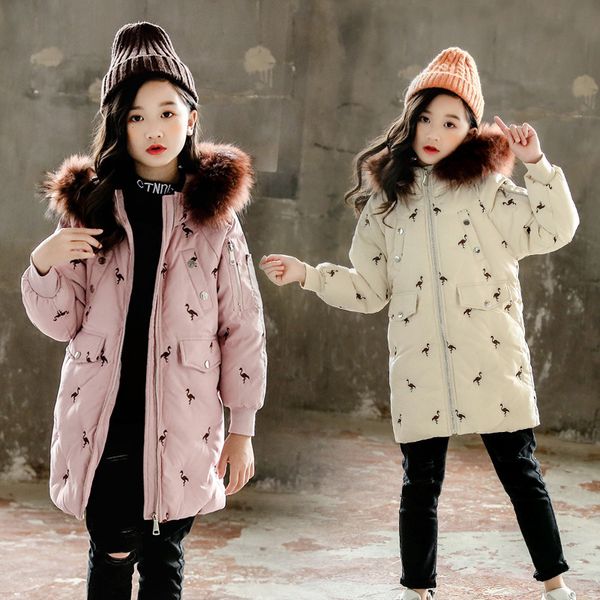 girls clothing warm down jacket for girl clothes winter thicken parka fur hooded children outerwear coats, Blue;gray
girls clothing warm down jacket for girl clothes winter thicken parka fur hooded children outerwear coats, Blue;gray