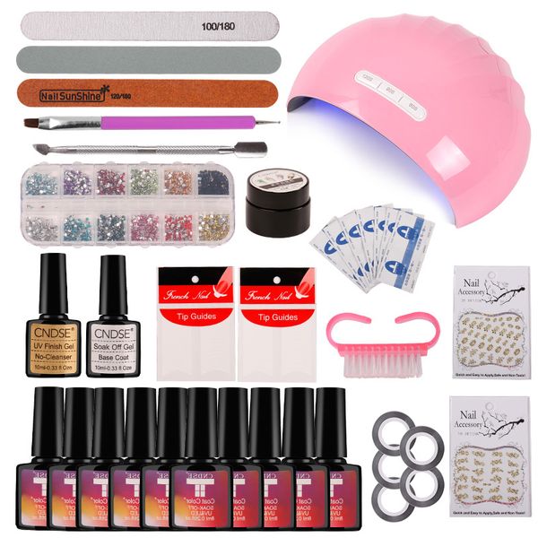 gel set nail dryer 10pcs uv nail polish set for manicure art sets gel for semi permanent uv manicure tools
gel set nail dryer 10pcs uv nail polish set for manicure art sets gel for semi permanent uv manicure tools