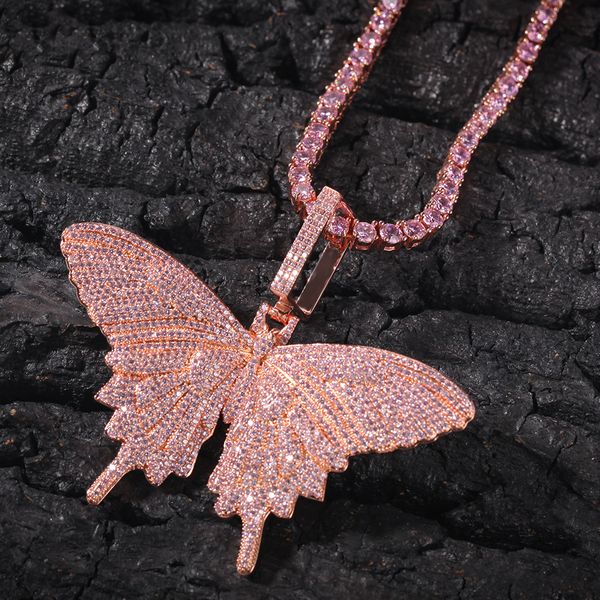 fashion hiphop pendant necklace pink cubic zirconia paved bling ice out butterfly pendants necklaces for men women hip hop rapper necklace, Silver
fashion hiphop pendant necklace pink cubic zirconia paved bling ice out butterfly pendants necklaces for men women hip hop rapper necklace, Silver