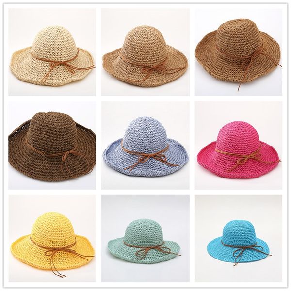fashion women raffia grass straw folding wide brim sun hat for elegant lady dome fedora lady sunbonnet sun-shading beach sunhat, Blue;gray
fashion women raffia grass straw folding wide brim sun hat for elegant lady dome fedora lady sunbonnet sun-shading beach sunhat, Blue;gray