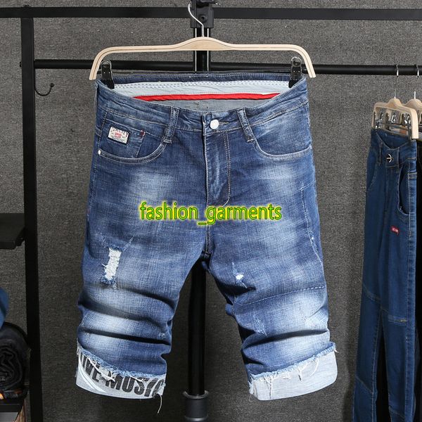 fashion new summer hole denim shorts mens fashion slim stretch shorts mens personality cuffed jeans mens stylist shorts, Blue
fashion new summer hole denim shorts mens fashion slim stretch shorts mens personality cuffed jeans mens stylist shorts, Blue