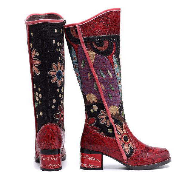 johnature knee high boots 2019 new genuine leather ankle boots for women spring autumn ladies shoes woman flower bohemia booties, Black
johnature knee high boots 2019 new genuine leather ankle boots for women spring autumn ladies shoes woman flower bohemia booties, Black