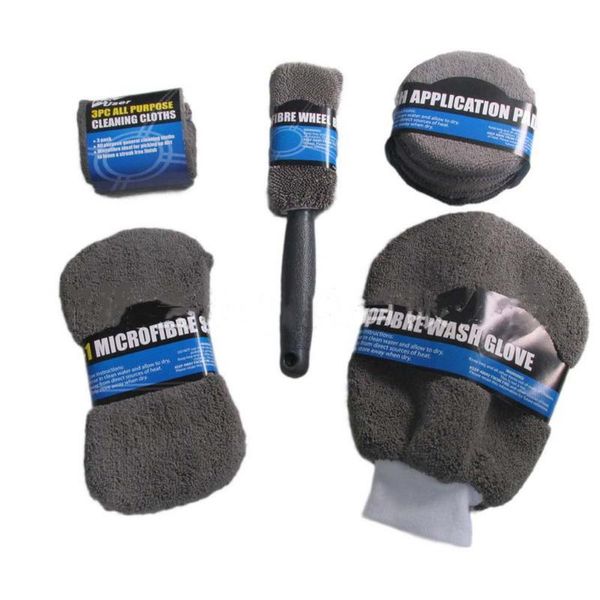 9pcs / set car wash cleaning kit microfiber towels blush sponge wash glove polish applicator pads
9pcs / set car wash cleaning kit microfiber towels blush sponge wash glove polish applicator pads
