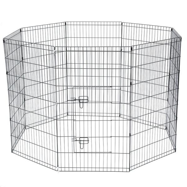 42 inch high iron wire fence 8 panels folding pet dog cat metal playpen
42 inch high iron wire fence 8 panels folding pet dog cat metal playpen