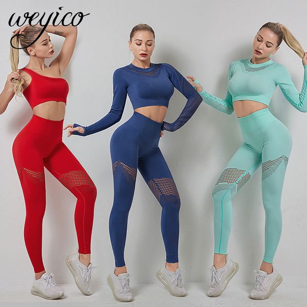 yoga outfits set women sportwear seamless fitness suits female gym clothing legging one shoulder 2 pieces workout sport clothes, White;red
yoga outfits set women sportwear seamless fitness suits female gym clothing legging one shoulder 2 pieces workout sport clothes, White;red