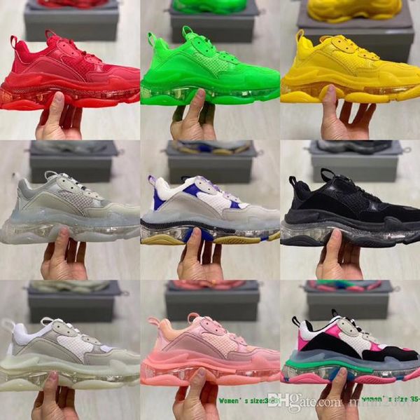 2019 new color fashion dad designer casual sneakers paris triple s hiking shoes men and women casual shoes size 36-45, Black
2019 new color fashion dad designer casual sneakers paris triple s hiking shoes men and women casual shoes size 36-45, Black