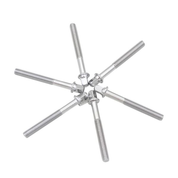 6 pieces drum tension rods screws percussion replacement parts for drummer 2.36x0.24x0.39inch
6 pieces drum tension rods screws percussion replacement parts for drummer 2.36x0.24x0.39inch