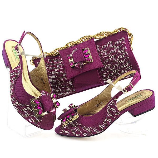 new fashion sandal shoes and bag set italian new fashion design for african aso ebi party shoes and bag magenta color sb2021-2, Black
new fashion sandal shoes and bag set italian new fashion design for african aso ebi party shoes and bag magenta color sb2021-2, Black