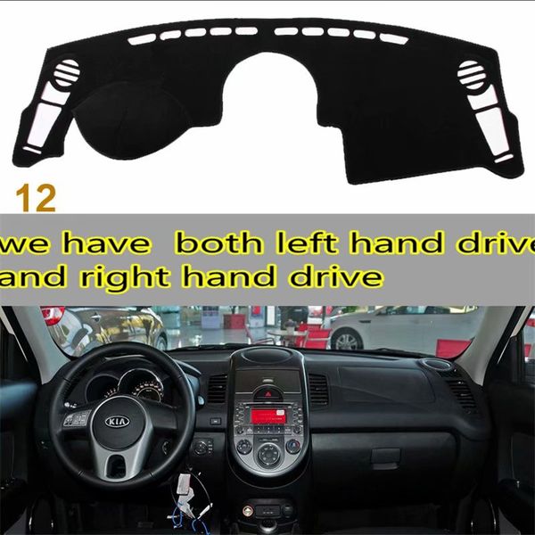 for kia soul 2010 2011 2012 2013 dashmat car-styling accessories dashboard cover pad sun shade carpet dash mat