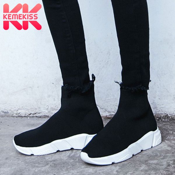 kemekiss women winter ankle boots casual knitting stretch flats boots fall fur shoes women fashion walking footwear size 34-40, Black
kemekiss women winter ankle boots casual knitting stretch flats boots fall fur shoes women fashion walking footwear size 34-40, Black