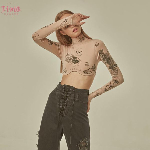 casual t shirts women stand collar long sleeve aesthetic printing cropped polyester tees fashion spring 2020 e girl outfits mujer, White
casual t shirts women stand collar long sleeve aesthetic printing cropped polyester tees fashion spring 2020 e girl outfits mujer, White