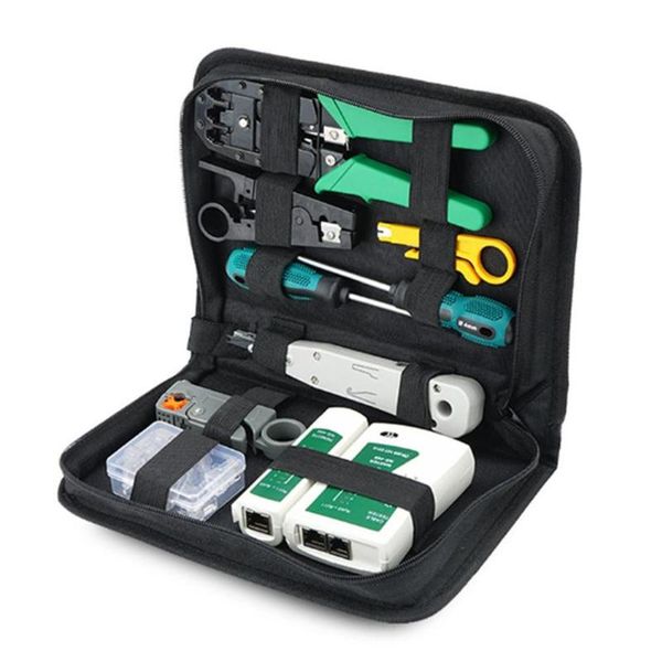 10/12 pcs portable computer network repair tool kit utp cable clamp pliers cable tester wire crimper stripping crimping pliers
10/12 pcs portable computer network repair tool kit utp cable clamp pliers cable tester wire crimper stripping crimping pliers