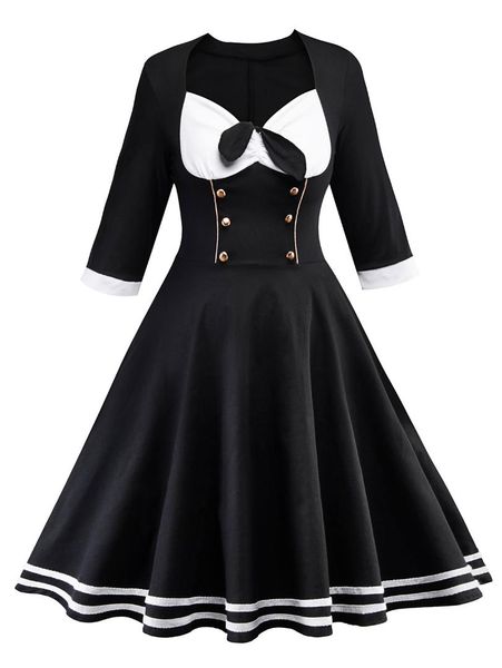wipalo plus size spring women dress striped hem sweetheart neck vintage dress casual a-line party dresses pin up tunic vestidos, Black;gray
wipalo plus size spring women dress striped hem sweetheart neck vintage dress casual a-line party dresses pin up tunic vestidos, Black;gray