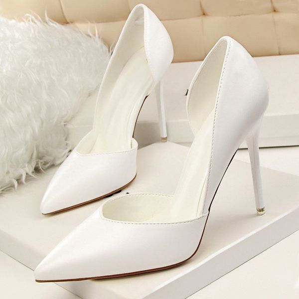 lakeshi solid women pumps thin heels shoes high heels pointed toe fashion wedding shoes woman summer pumps female, Black
lakeshi solid women pumps thin heels shoes high heels pointed toe fashion wedding shoes woman summer pumps female, Black