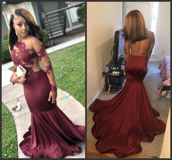 2020 new burgundy mermaid long sleeve prom dresses black girl african elegant evening dresses party gowns beaded vestidos de fiesta
2020 new burgundy mermaid long sleeve prom dresses black girl african elegant evening dresses party gowns beaded vestidos de fiesta