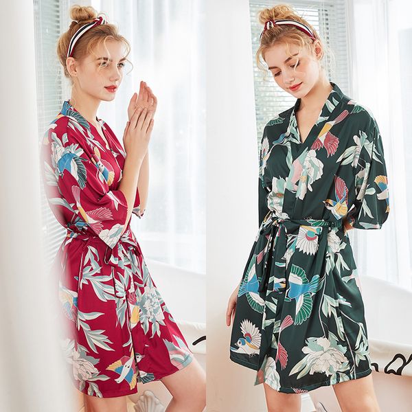 2019 womens sleep robe nightgown lady bride bridesmaid rayon short kimono bath gown sleepwear bathrobe pijama mujer xxl widding, Black;red
2019 womens sleep robe nightgown lady bride bridesmaid rayon short kimono bath gown sleepwear bathrobe pijama mujer xxl widding, Black;red