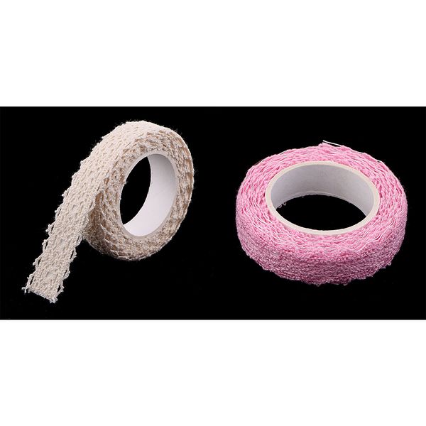 2 rolls self adhesive lace tape cotton lace ribbon trim scrapbooking card making supplies vintage decorations - 2 yardsx15mm per roll
2 rolls self adhesive lace tape cotton lace ribbon trim scrapbooking card making supplies vintage decorations - 2 yardsx15mm per roll