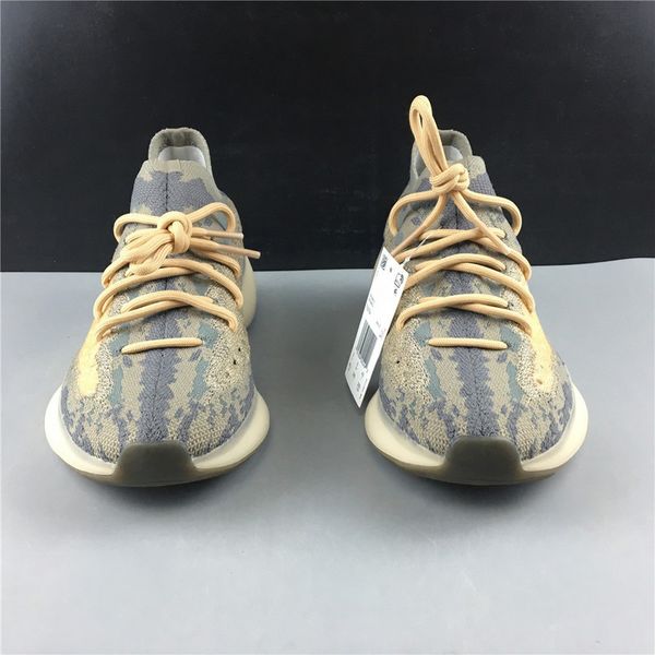 kanye west 888boost 380 mist alien running shoes tans 3m reflective wave runner men women primeknit sports sneakers fx9764 with box