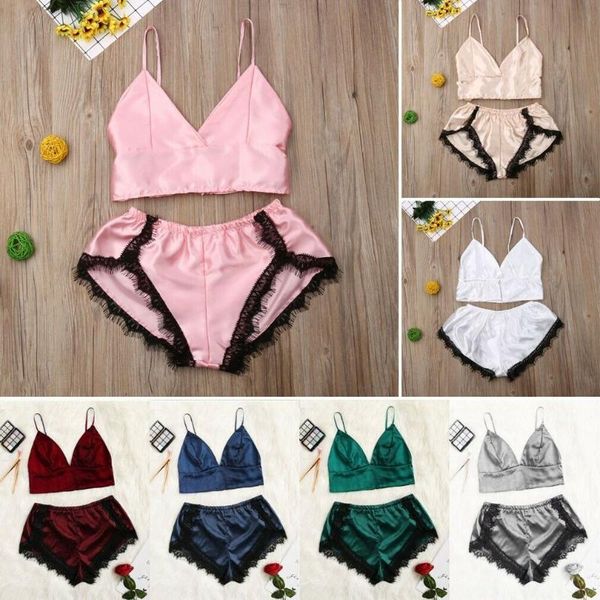 2pcs / set дамы женщины атласные кружева v шеи пижамы babydoll lingerie nightdress пижамы комплекты костюма 8 цветов, Black;red
2pcs / set дамы женщины атласные кружева v шеи пижамы babydoll lingerie nightdress пижамы комплекты костюма 8 цветов, Black;red