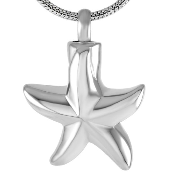 ijd9208 stainless steel cremation commemorative cute starfish pendant for ashes urn keepsake souvenir necklace jewelryfor girl, Silver
ijd9208 stainless steel cremation commemorative cute starfish pendant for ashes urn keepsake souvenir necklace jewelryfor girl, Silver