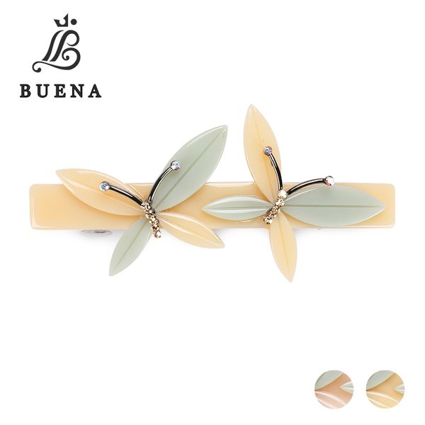 two butterflies hair bow barrette cellulose acetate vintage fashion jewelry beige and pink parent-child suit hair clip ng005, White;golden
two butterflies hair bow barrette cellulose acetate vintage fashion jewelry beige and pink parent-child suit hair clip ng005, White;golden