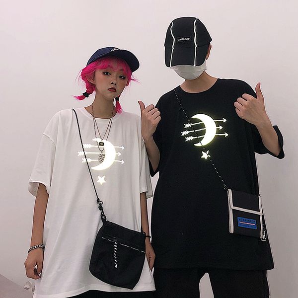 lychee girls star moon arrow print women t shirt harajuku reflective short sleeve loose streetwear women fashion tees unisex, White
lychee girls star moon arrow print women t shirt harajuku reflective short sleeve loose streetwear women fashion tees unisex, White