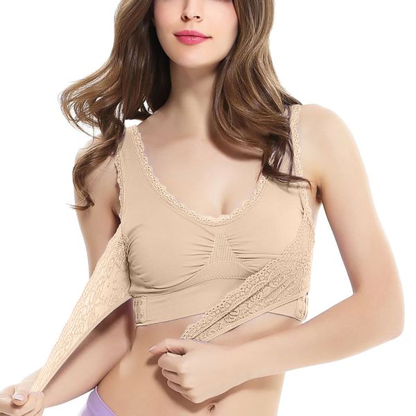 maternity bra women lady front cross adjustable side buckle lace vest wireless sport bra pregnancy clothes yatemao#p40us, White
maternity bra women lady front cross adjustable side buckle lace vest wireless sport bra pregnancy clothes yatemao#p40us, White